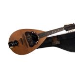 A LATE 19TH / EARLY 20TH CENTURY NEAPOLITAN BOWL BACK MANDOLIN