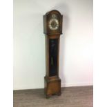 A WHITTINGTON WESTMINSTER OAK GRANDMOTHER CLOCK