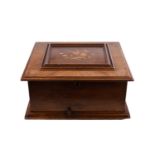 A LATE 19TH CENTURY WALNUT CASED POLYPHON MUSIC BOX