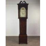 A 19TH CENTURY EIGHT DAY LONGCASE CLOCK BY MCRAE OF GLASGOW