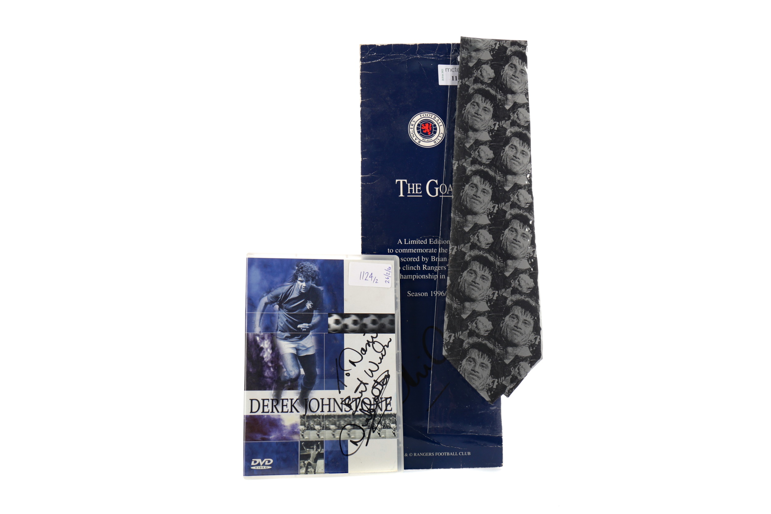 A RANGERS F.C. 'THE GOAL' LIMITED EDITION TIE