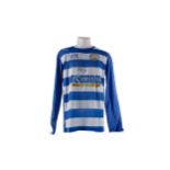 A SIGNED GREENOCK MORTON FOOTBALL CLUB JERSEY