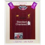 A LIVERPOOL F.C. JERSEY SIGNED BY IAN RUSH