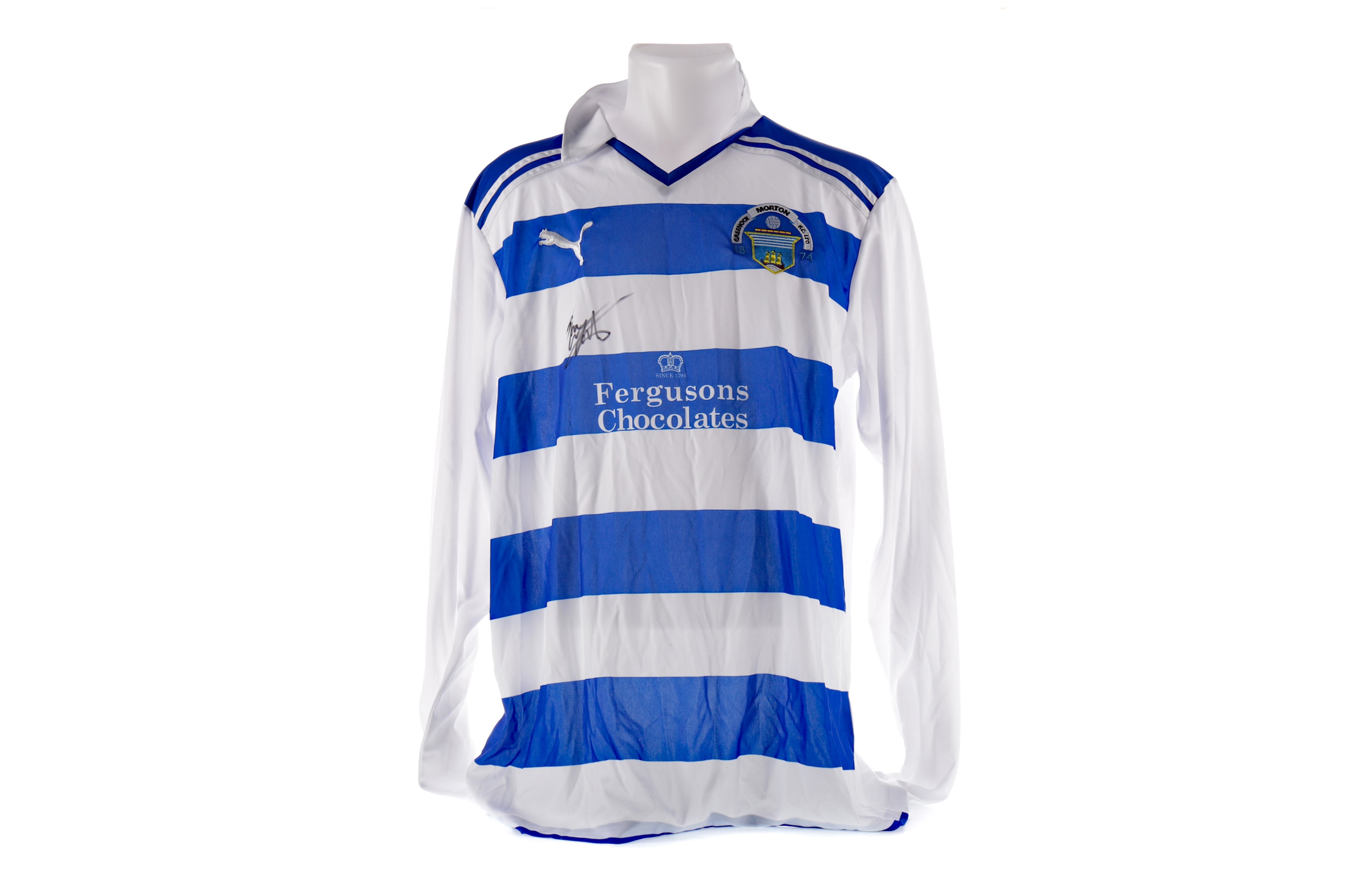 A LOT OF SIX GREENOCK MORTON FOOTBALL CLUB JERSEYS - Image 2 of 3