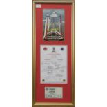 ABERDEEN F.C. INTEREST - SCOTTISH CUP WINNERS 1981/82 COMMEMORATIVE DISPLAY