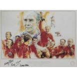 ENGLAND WORLD CUP WINNERS 1966 COMMEMORATIVE DISPLAY