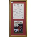 ABERDEEN F.C. INTEREST - SCOTTISH LEAGUE CUP WINNERS 1985/86 COMMEMORATIVE DISPLAY