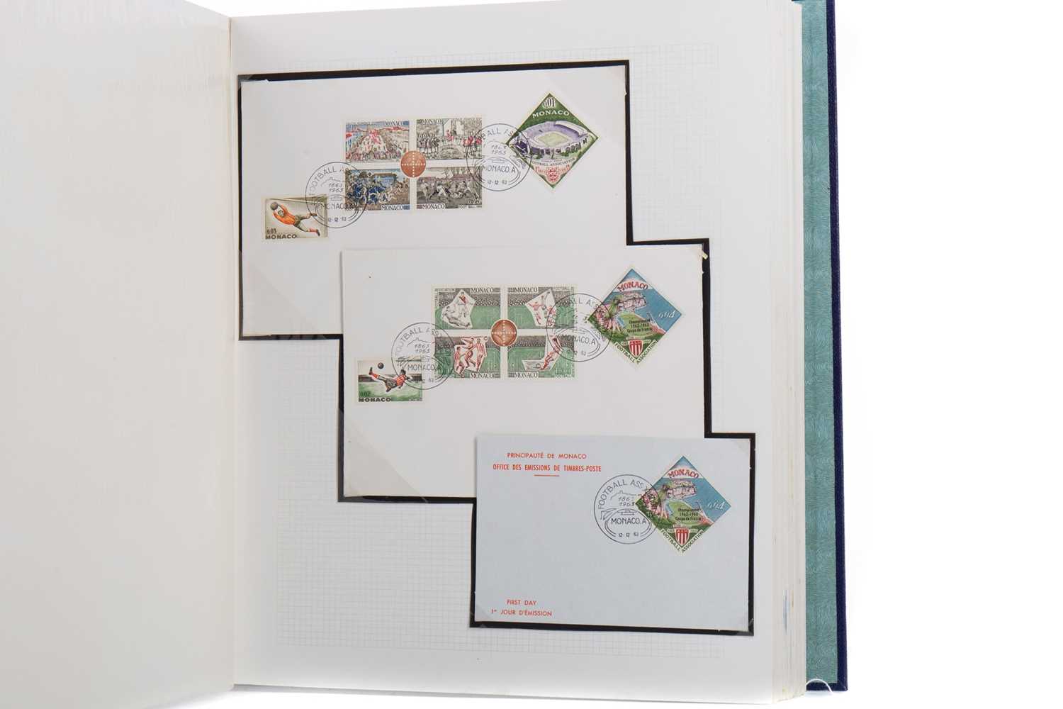 AN INTERESTING STAMP ALBUM RELATING TO OLYMPICS AND WORLD CUPS - Image 2 of 2