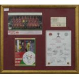 ABERDEEN F.C. INTEREST - SCOTTISH CUP WINNERS 1989/90 COMMEMORATIVE DISPLAY