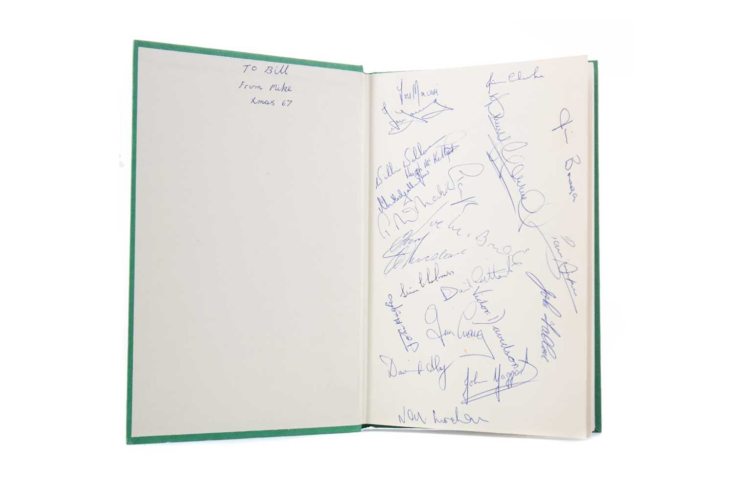 SIGNED COPY OF SURE IT'S A GRAND OLD TEAM TO PLAY FOR BY RONNIE SIMPSON - Image 2 of 2