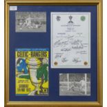 RANGERS F.C. INTEREST - SCOTTISH CUP WINNERS 1972/73 COMMEMORATIVE DISPLAY