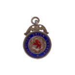 A CHURCHE'S UNION LEAGUE RUNNERS UP SILVER MEDAL 1925/26