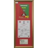 ABERDEEN F.C. INTEREST - SCOTTISH CUP WINNERS 1983/84 COMMEMORATIVE DISPLAY