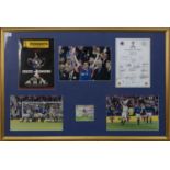 RANGERS F.C. INTEREST - SCOTTISH CUP WINNERS 2001/02 COMMEMORATIVE DISPLAY