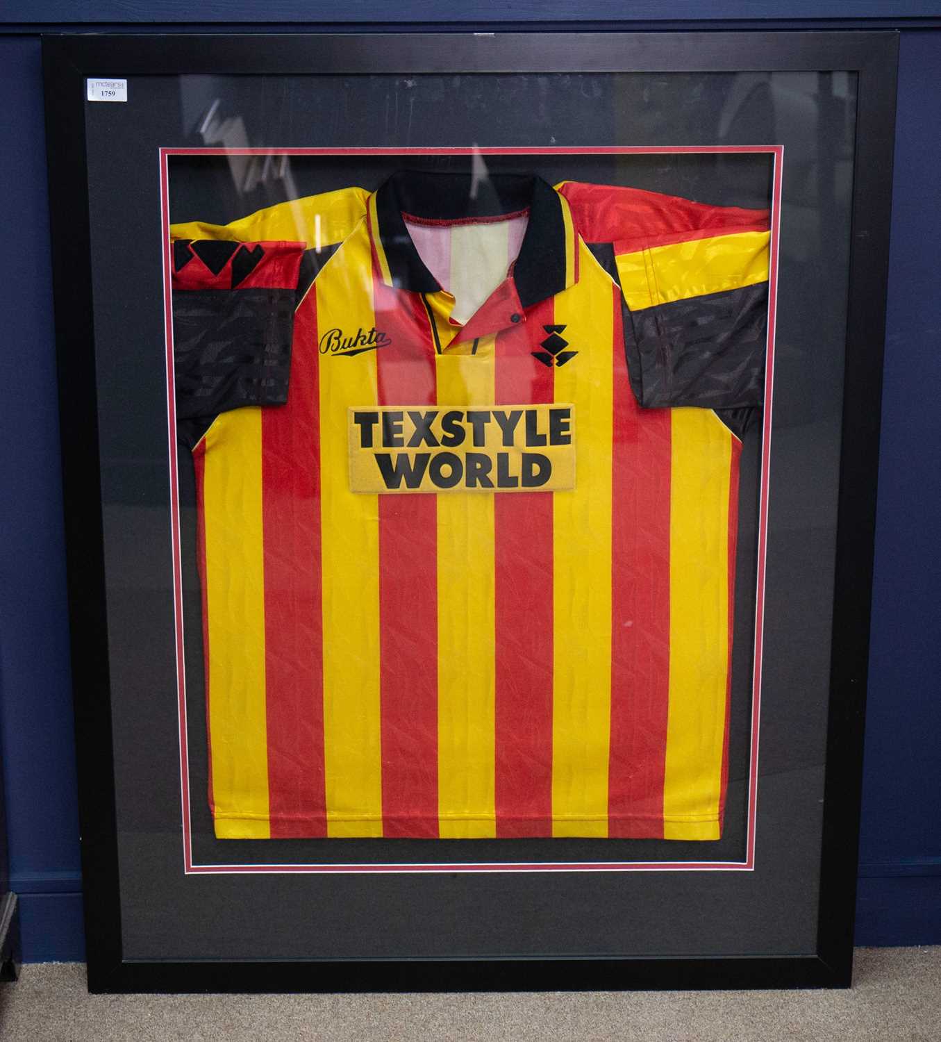 PARTICK THISTLE F.C. - MATCH WORN JERSEY