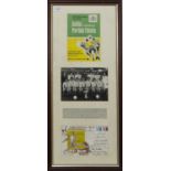 PARTICK THISTLE F.C. INTEREST - SCOTTISH LEAGUE CUP WINNERS 1971/72 COMMEMORATIVE DISPLAY