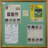 CELTIC F.C. INTEREST - SCOTTISH CUP WINNERS 1976/77 COMMEMORATIVE DISPLAY