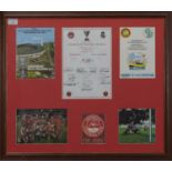 ABERDEEN F.C. INTEREST - EUROPEAN CUP WINNERS CUP 1983 COMMEMORATIVE DISPLAY