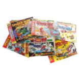 A COLLECTION OF VINTAGE COMIC BOOKS INCLUDING SPIDER MAN