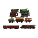 A LOT OF TINPLATE LOCOMOTIVES