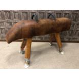 A 1970s POMMEL HORSE