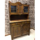 A VICTORIAN OAK DRESSER