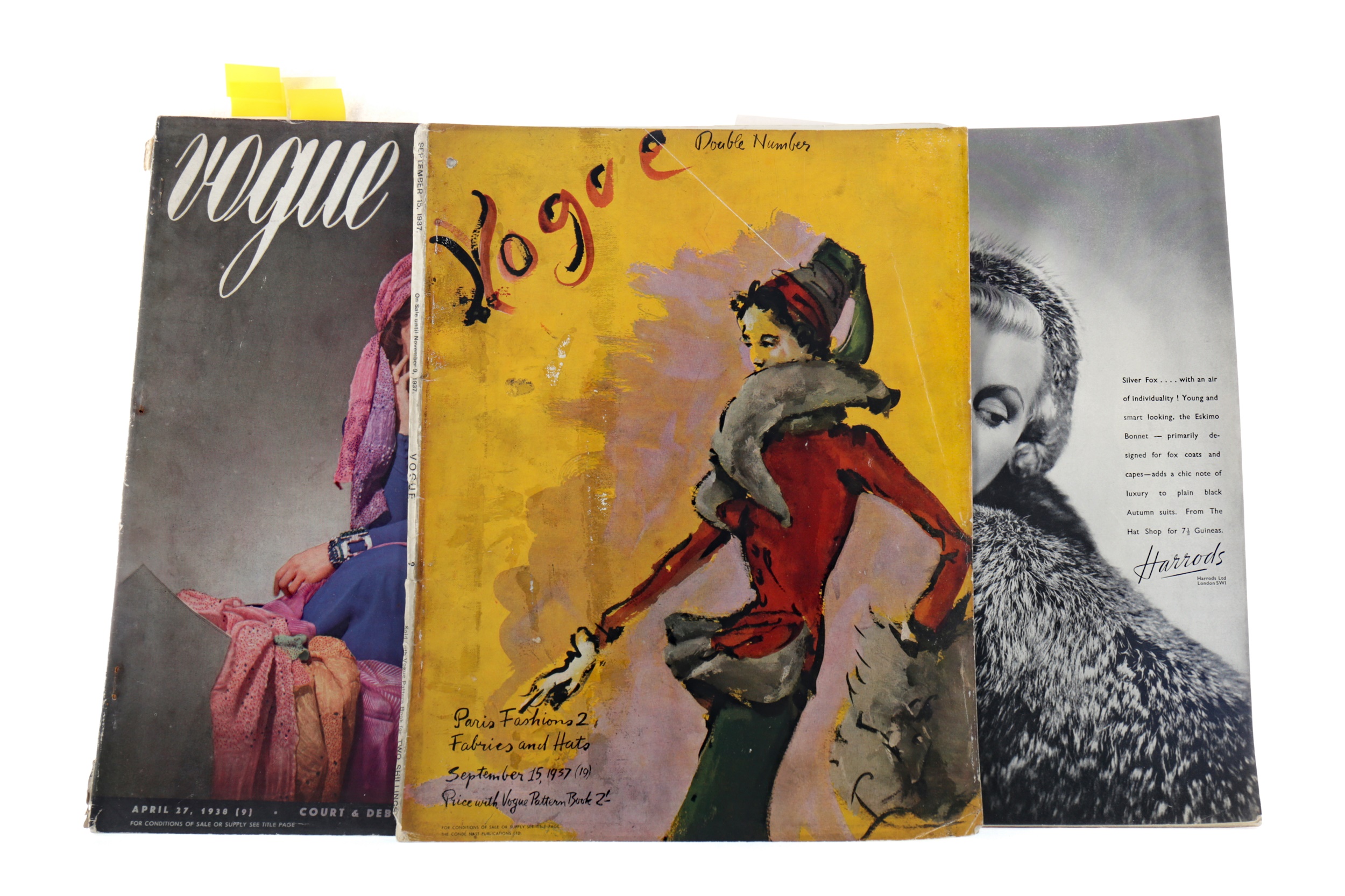 A COLLECTION OF 1930S EDITIONS OF VOGUE MAGAZINE