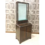 A WHYTOCK & REID MAHOGANY DISPLAY CABINET ON STAND