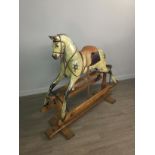 A LATE VICTORIAN ROCKING HORSE