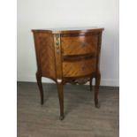 A FRENCH KINGWOOD SIDE TABLE