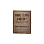 'THE GREAT TRAIN ROBBERY' ORIGINAL POSTER FROM BUCKINGHAMSHIRE CONSTABULARY