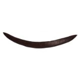 ETHNOGRAPHICA - AN EARLY 20TH CENTURY AUSTRALIAN ABORIGINAL BOOMERANG