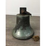 AN EARLY 20TH CENTURY SHIP'S BRONZE BELL