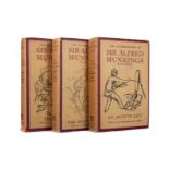 THE AUTOBIOGRAPHY OF SIR ALFRED MUNNINGS IN THREE VOLUMES