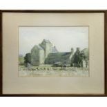 TORPHICHEN PRIORY, A WATERCOLOUR BY DAVID FOGGIE