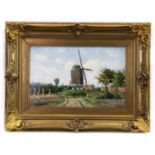 WINDMILL IN HARVEST, AN OIL BY VALENTIN CAMERON PRINCEP