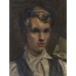 AN OIL PORTRAIT OF A YOUNG MAN ATTRIBUTED TO BERNARD FLEETWOOD-WALKER