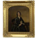 PORTRAIT OF MARGARET NICOL, A 19TH CENTURY OIL