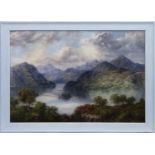 LOCH LOMOND, AN OIL BY ROBERT CARRICK