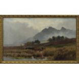 CATTLE IN THE SCOTTISH HIGHLANDS, A PAIR OF OILS BY HENRY HADFIELD CUBLEY