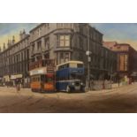 ST GEORGE'S CROSS, AN OIL BY PETER ST CLAIR MERRIMAN