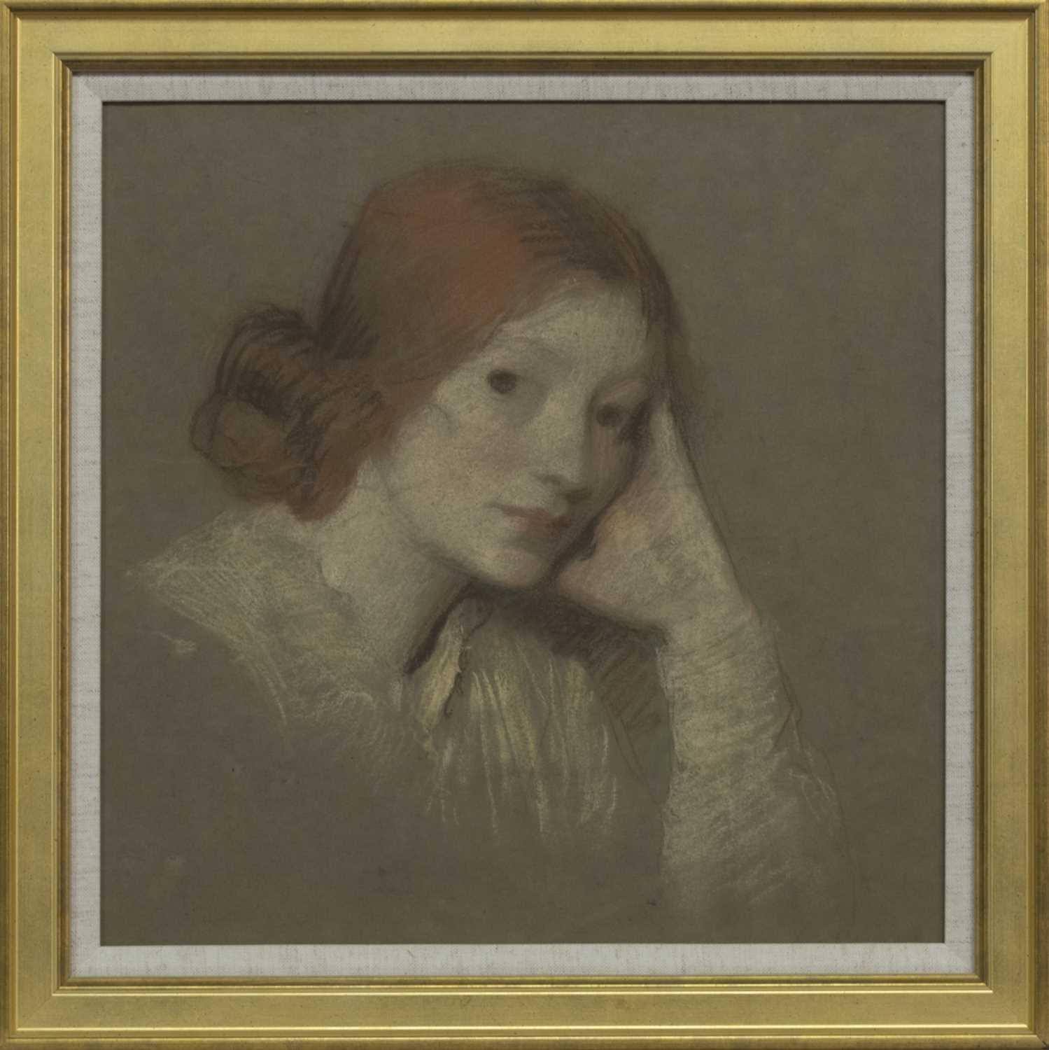 CHRISTIAN GRACE REID CIRCA 1912, A PASTEL BY JOHN BULLOCH SOUTER