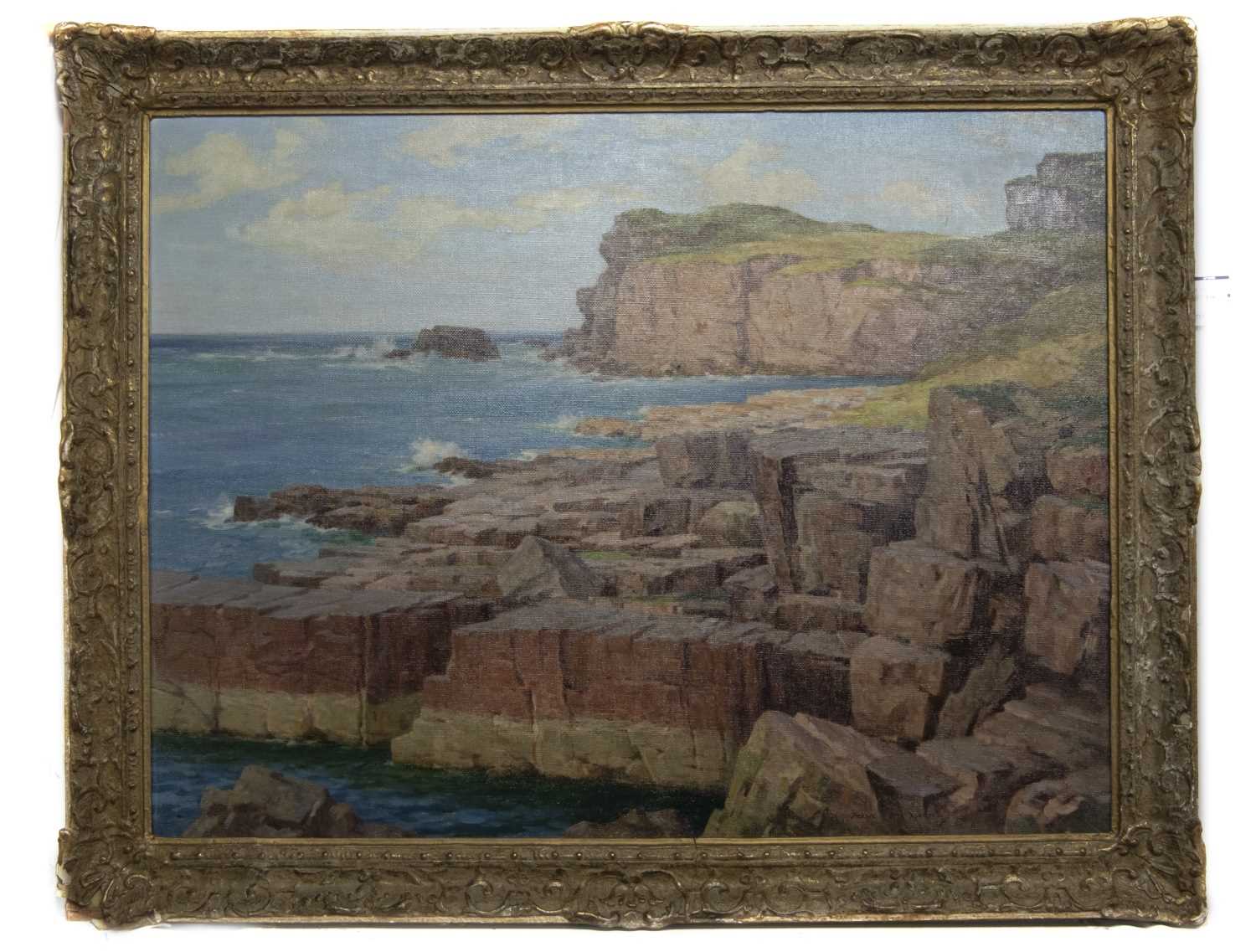 OFF THE SCOTTISH COAST, AN OIL BY FRANCIS PATRICK MARTIN