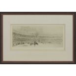 BULLFIGHT, AN ETCHING BY WILLIAM WALCOT