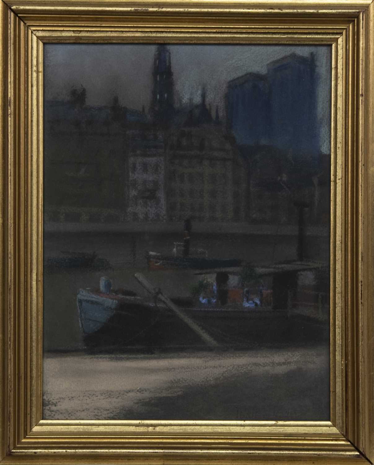 ACROSS THE CLYDE, A PASTEL BY WALTER PENDER