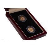 TWO GOLD SOVEREIGN COIN SET