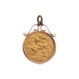 AN EDWARD VII GOLD SOVEREIGN DATED 1910
