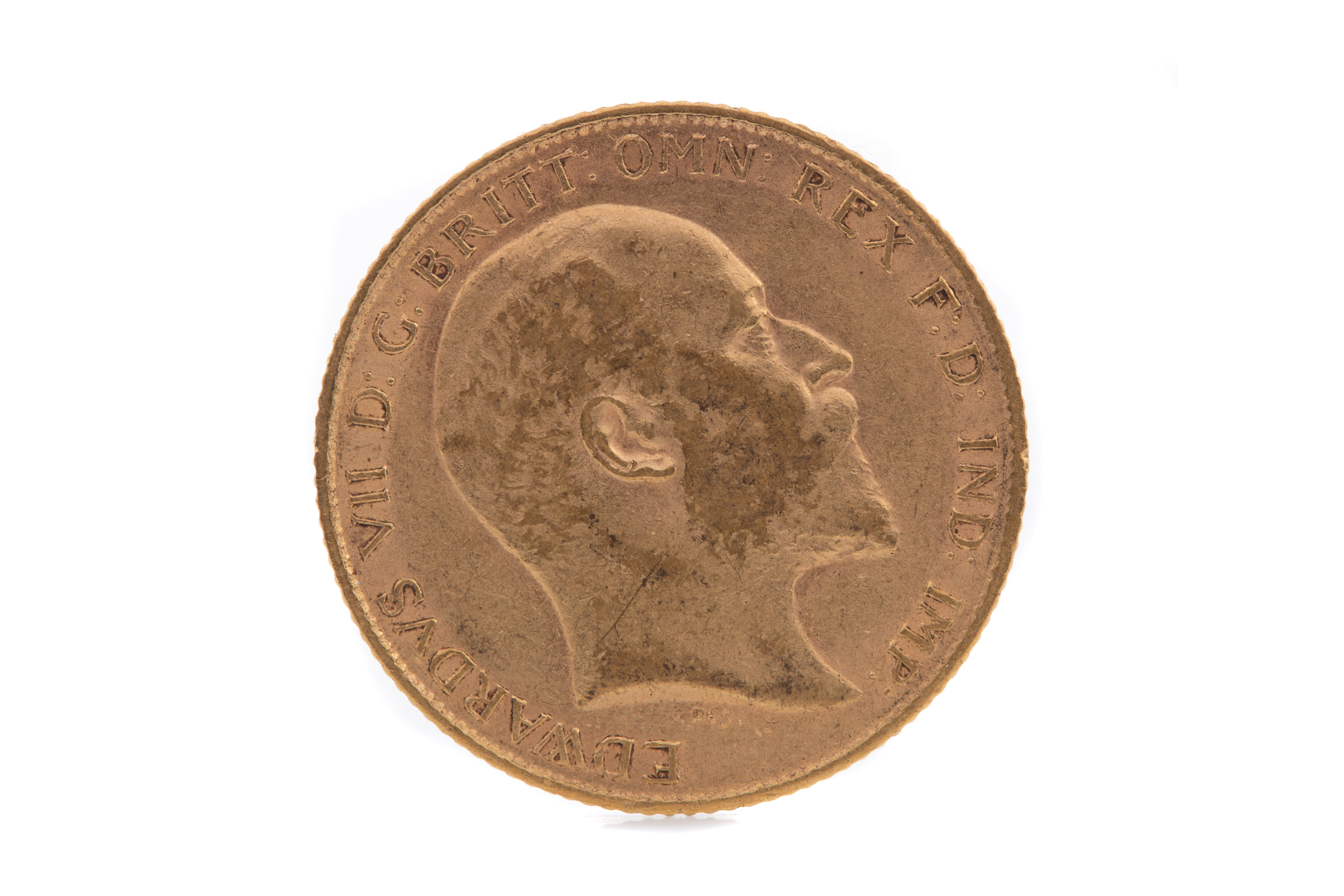 AN EDWARD VII GOLD HALF SOVEREIGN DATED 1907 - Image 2 of 2