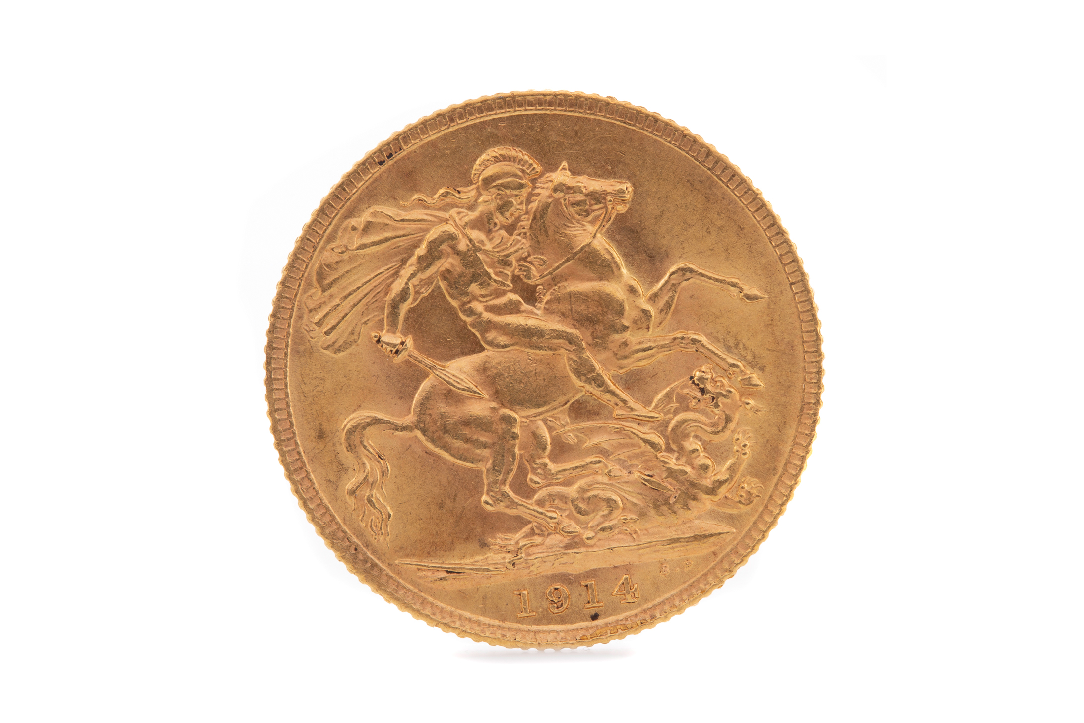 A GEORGE V GOLD SOVEREIGN DATED 1914