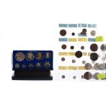A COLLECTION OF COIN SETS AND OTHER COINS